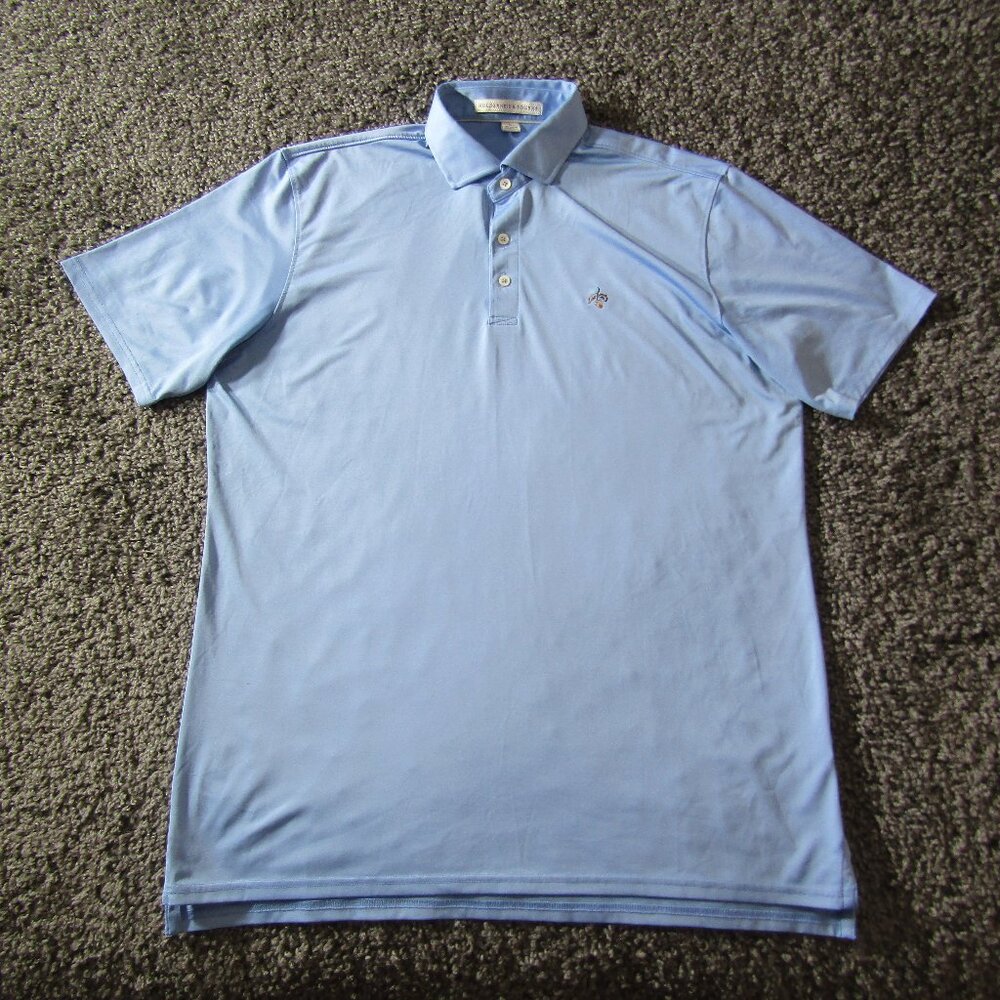 Holderness & Bourne Polo Shirt Mens L The Anderson Windsor Golf Performance